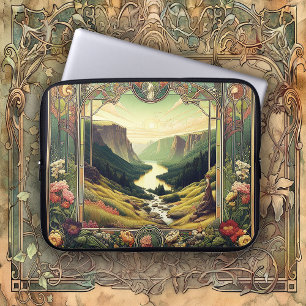 Capa Para Notebook Arte Clássica Paisagem Art Nouvea