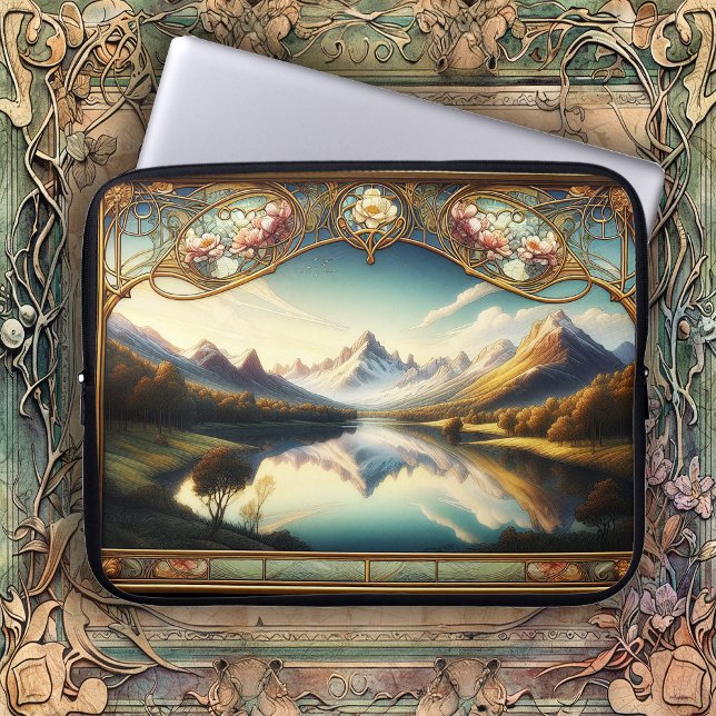 Capa Para Notebook Arte Clássica Paisagística Art Nouvea (Criador carregado)