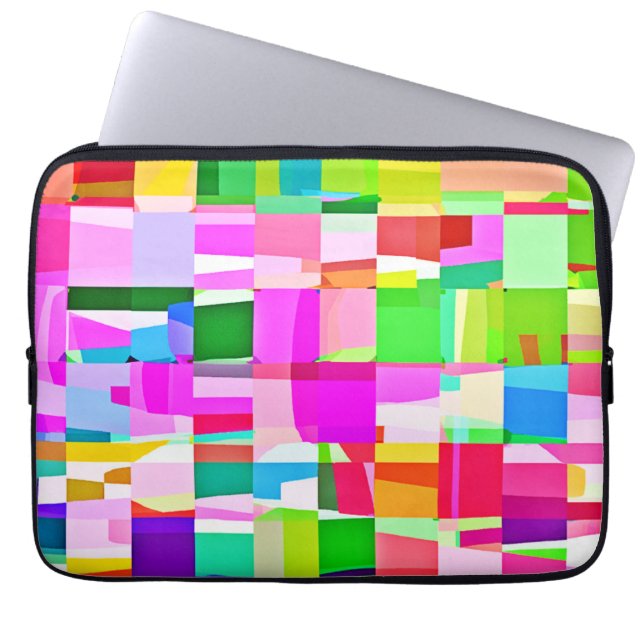 Capa Para Notebook Arte Colorida de Padrão (Frente)