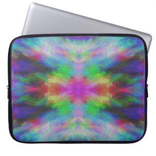 Capa Para Notebook Arte Colorida no Estilo Tie Dye