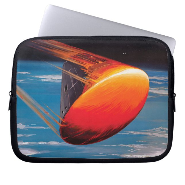 Capa Para Notebook Arte da Cápsula Espacial do Módulo de Comando Apol (Frente)