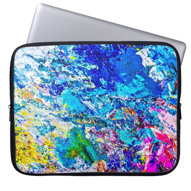 Capa Para Notebook Arte da paleta de cores (Frente)