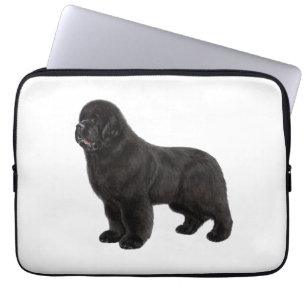 Capa Para Notebook Arte de Cachorro Terra-Nova Desenhado à Mão