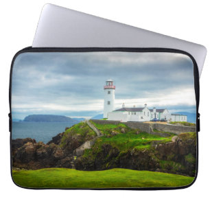 Capa Para Notebook Arte de Foto do Farol de Fanad Head Irlanda Paisag