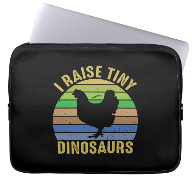 Capa Para Notebook Arte De Frango Eu Levanto Dinossauros Pequenos (Frente)