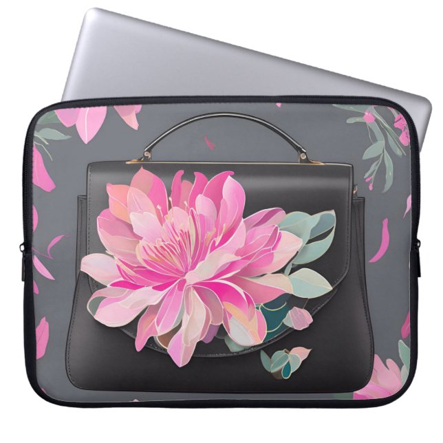 Capa Para Notebook Arte de IA de Rosas em Flor  (Frente)