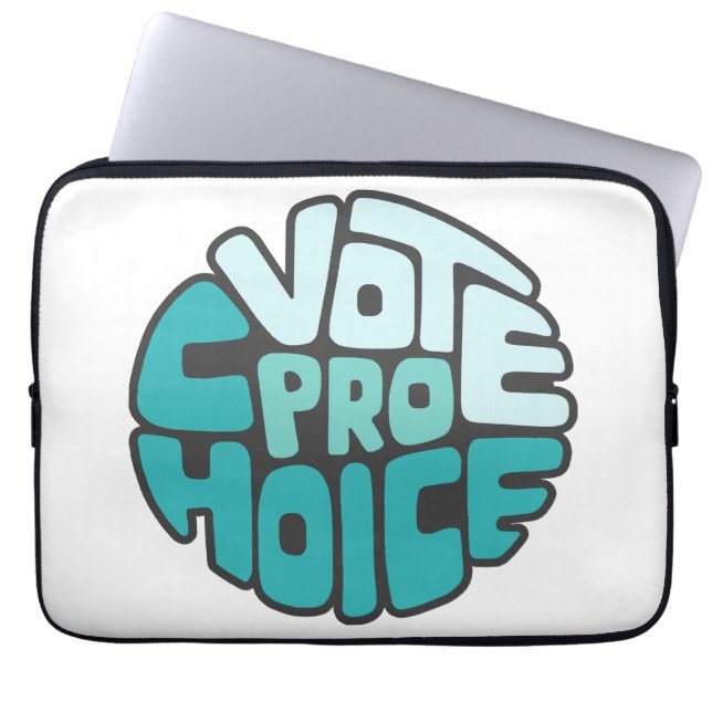 Capa Para Notebook Arte de Palavras Voto Pro Escolha  (Frente)