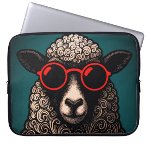 Capa Para Notebook Arte de Parede de Ovelhas Legais