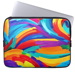 Capa Para Notebook Arte de pintura em Abstrato de espiral
