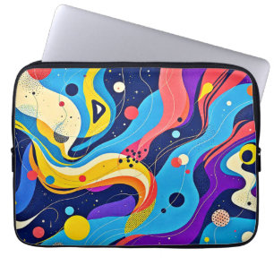Capa Para Notebook Arte de ritmo cósmico