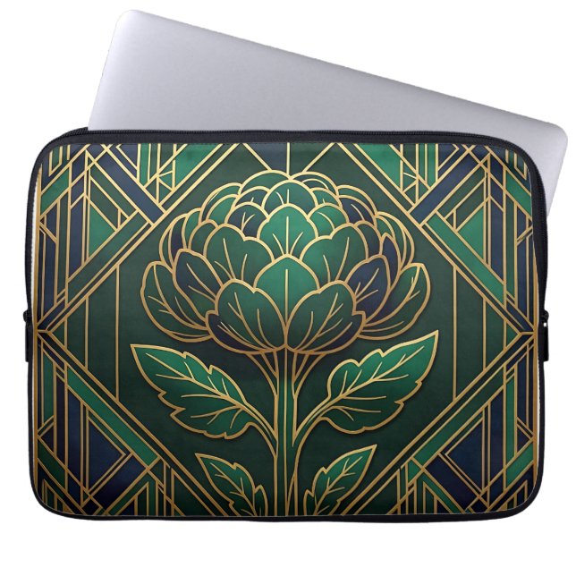 Capa Para Notebook Arte Deco Alcachofra (Frente)