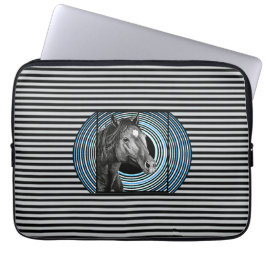 Capa Para Notebook Arte Desenhada à Mão do Cavalo