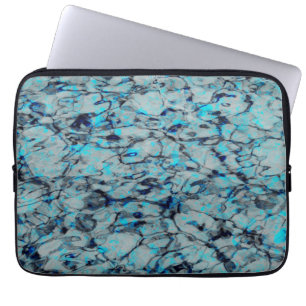 Capa Para Notebook Arte digital legal e moderna da aquarela azul