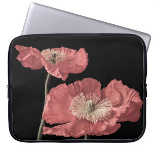 Capa Para Notebook Arte fina floral continua a ser macro de cor pasto