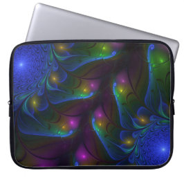 Capa Para Notebook Arte Fractal Colorida Luminosa Abstrato Moderna