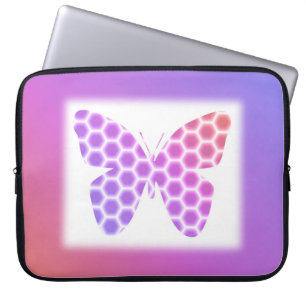 Capa Para Notebook Arte Geométrica Púrpura Rosa Cor-de-rosa Colorida