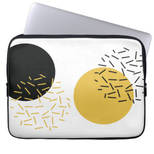 Capa Para Notebook Arte geométrica urbana simples, moderna e moderna