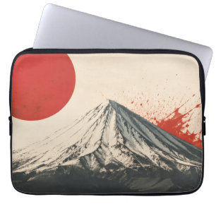 Capa Para Notebook Arte Minimalista de Parede do Monte Damavand – Sol