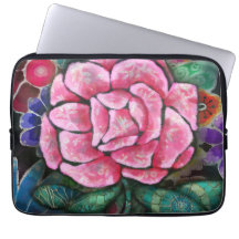 Arte Novo Botânico Floral Rosa Caprichosa