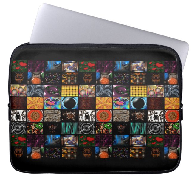 Capa Para Notebook Arte Pop Decorativa em Padrão  (Frente)