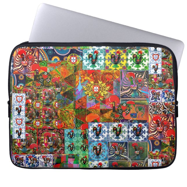 Capa Para Notebook Arte popular portuguesa (Frente)