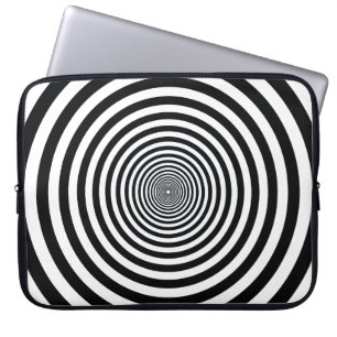 Capa Para Notebook arte preto e branco vo22 da ilusão tonto