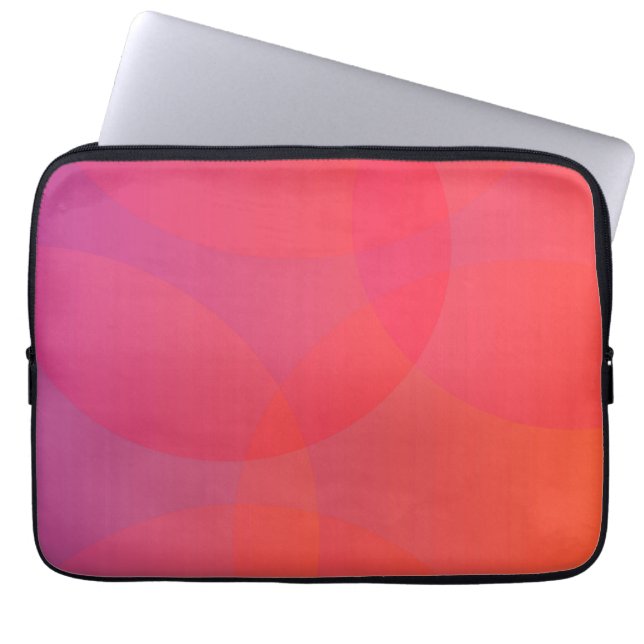 Capa Para Notebook Arte rosa, laranja, moderna, simples, legal, moder (Frente)