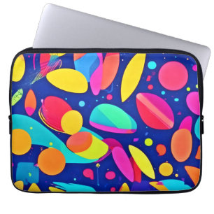 Capa Para Notebook Arte Vibrante de Formas