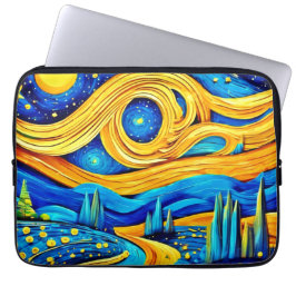 Capa Para Notebook Arte Vibrante Estrelada