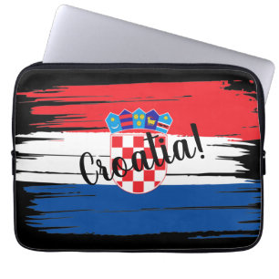 Capa Para Notebook Artesanato BrushAVE Croácia Bandeira 