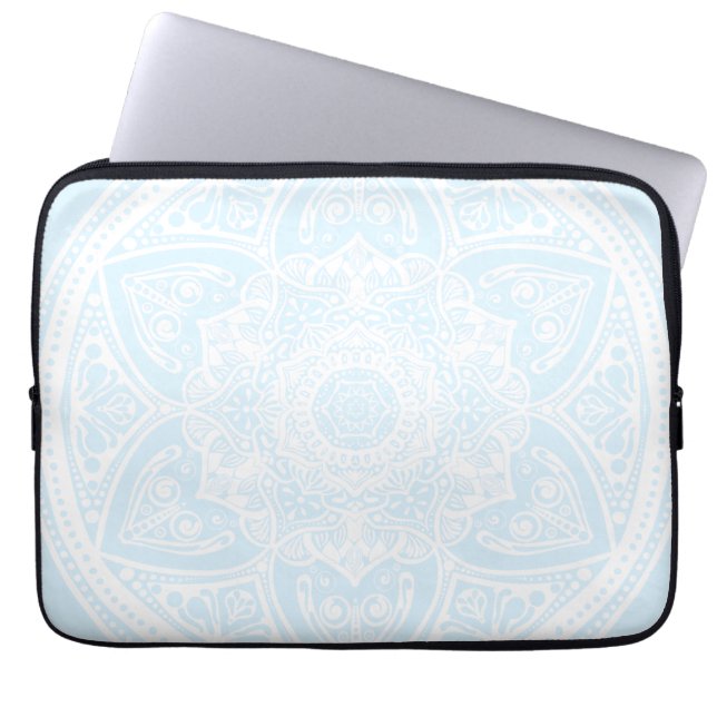 Capa Para Notebook Ártico Mandala (Frente)