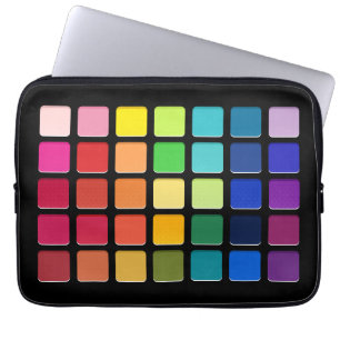 Capa Para Notebook Artista Eyeshadow Pallete Rainbow Grid