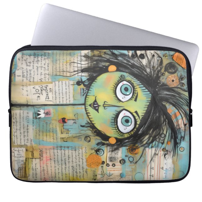 Capa Para Notebook ArtLady 15 Encantadora e desgastada (Frente)