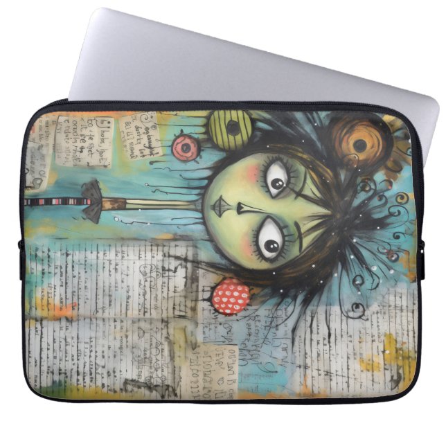 Capa Para Notebook ArtLady 20 Encantadora e angustiado (Frente)