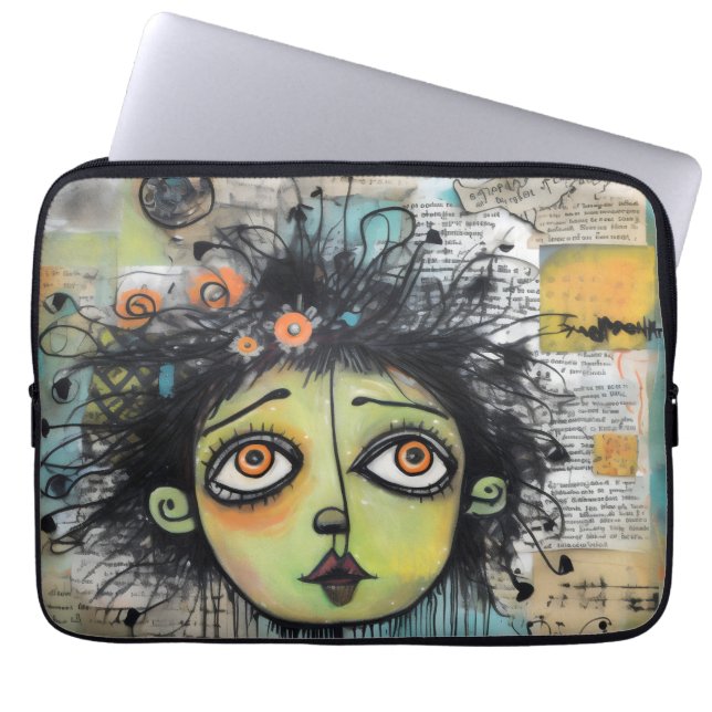 Capa Para Notebook ArtLady 29 Encantadora e aflita (Frente)