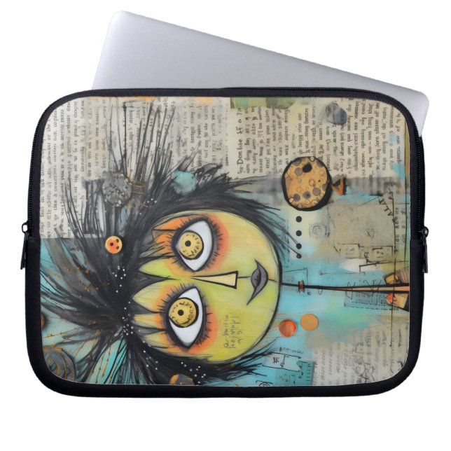 Capa Para Notebook ArtLady 3 Encantadora e aflita (Frente)