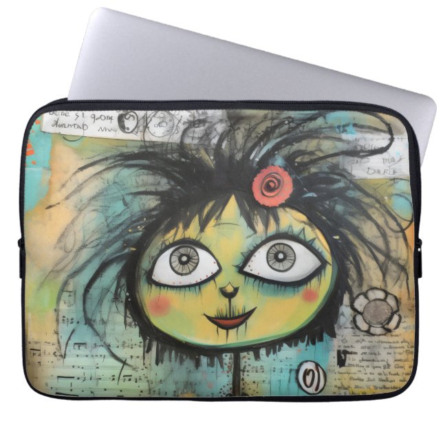 Capa Para Notebook ArtLady 4 Encantadora e angustiado (Frente)