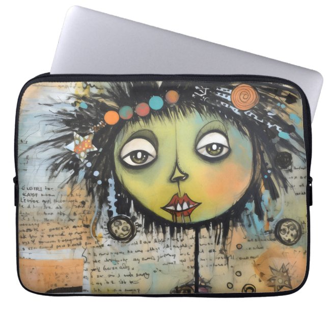 Capa Para Notebook ArtLady 7 Encantadora e angustiado (Frente)
