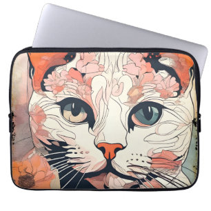 Capa Para Notebook Artsy Cat
