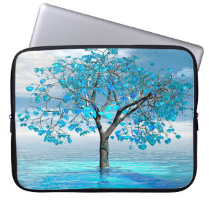 Capa Para Notebook Árvore Azul Crystal