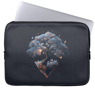 Capa Para Notebook Árvore de Cristal Celestial – Arte da Natureza Fan