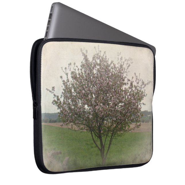 Capa Para Notebook Árvore de Maçã em Bloom (Frente Esquerda)