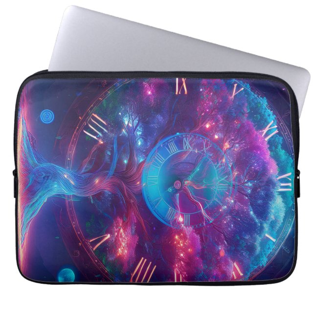 Capa Para Notebook Árvore de Tempo (Frente)