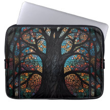 Árvore de Vidro Arte Mosaica Contida