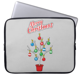 Capa Para Notebook Árvore do Ramal de Natal - Feliz Natal