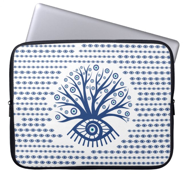 Capa Para Notebook Árvore grega do olho - Mati Mataki Matiasma no (Frente)