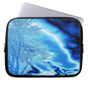 Capa Para Notebook Árvore Laptop azul gelo