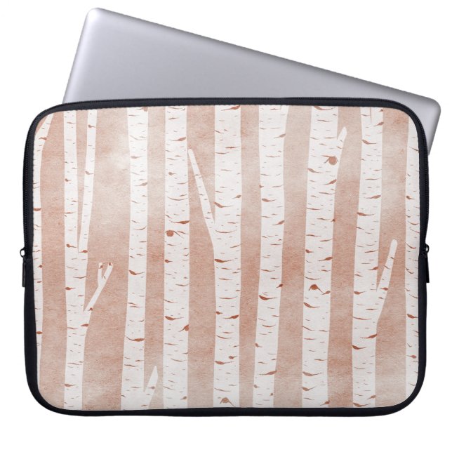 Capa Para Notebook Árvores de Aves Ilustradas (Frente)