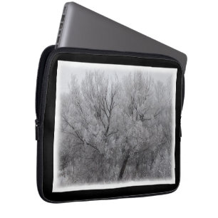 Capa Para Notebook Árvores foscos na Bolsa de laptop MN