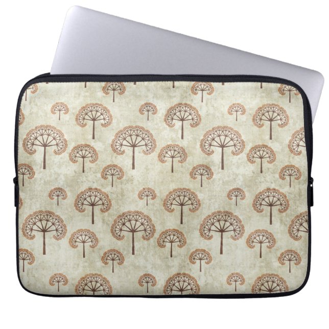 Capa Para Notebook Árvores na bolsa de Eletrônicos do outono (Frente)